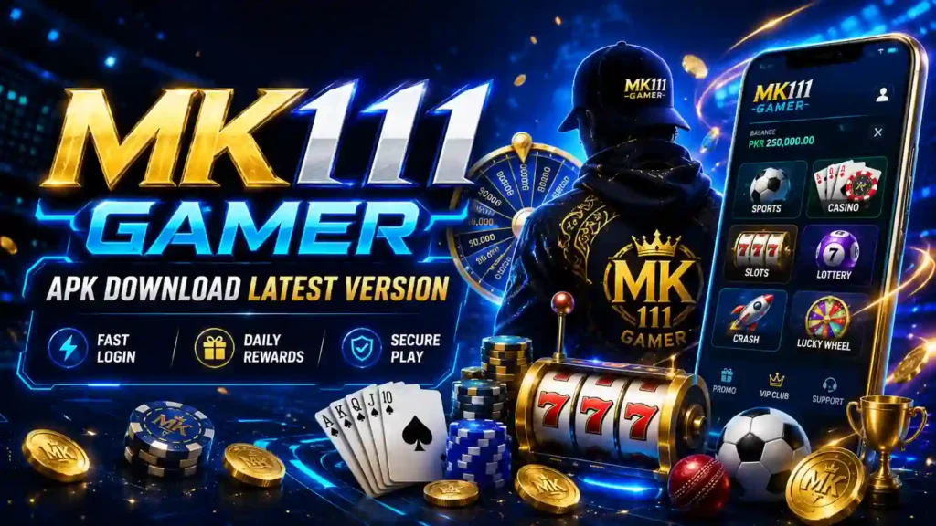 MK111 casino game dashboard interface