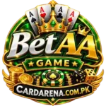 BetAA Game logo with green and gold casino design