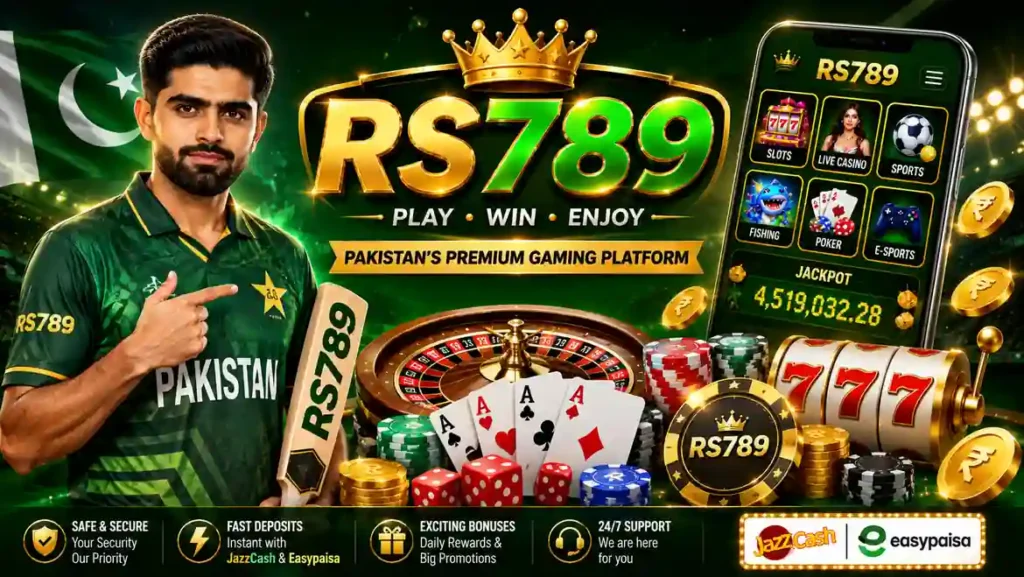 RS789 Game Pakistan with slots live casino sports and mobile gaming