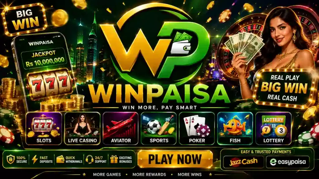 Win Paisa Game Pakistan casino games and payment options